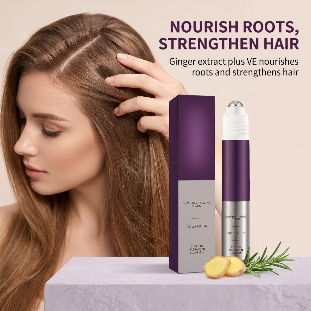 Hair Care For Hair Fall - Roll‑On Scalp Revitalizing Anti-Hair Fall Serum,Leave‑On