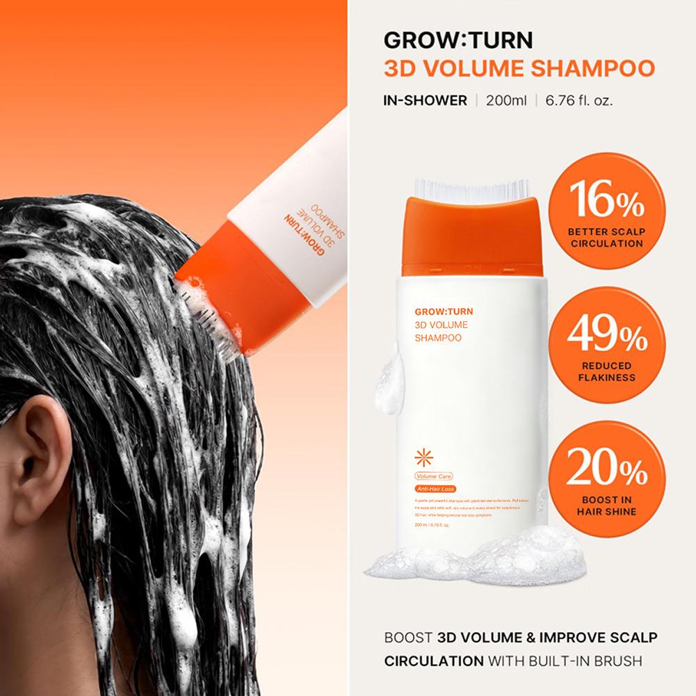 GROW:TURN 3D Volumizing Shampo - đánh giá và giá Hair Care For Hair Fall