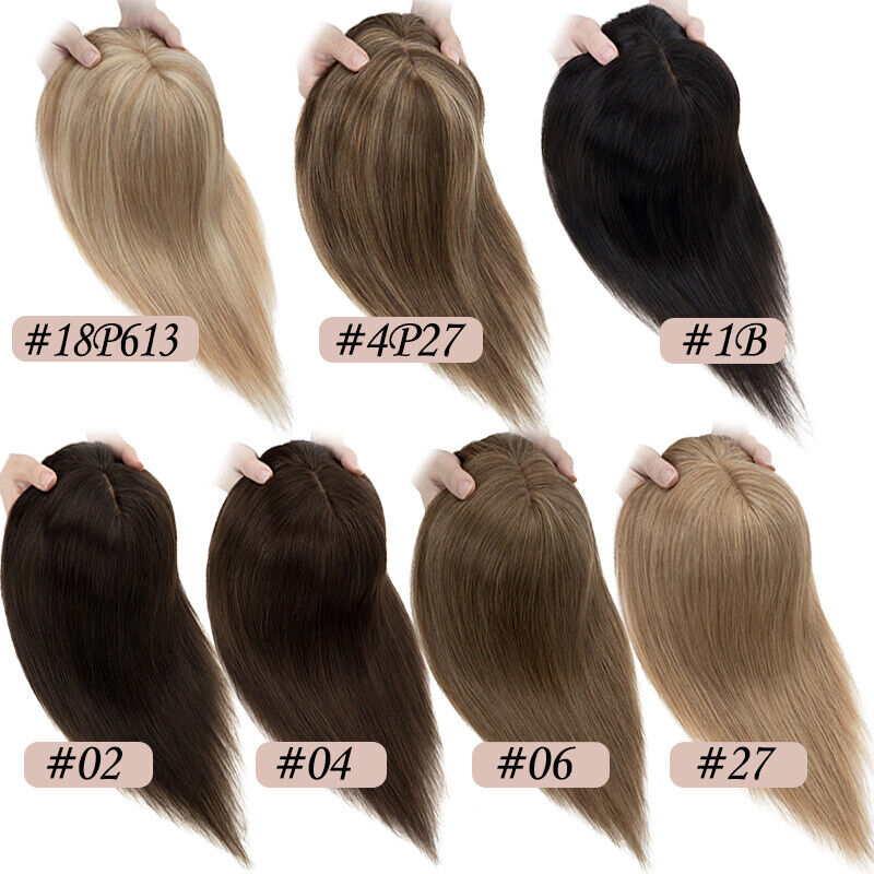Women Toupee Silk Base Topper  - đánh giá và giá Clip In Hair Piece