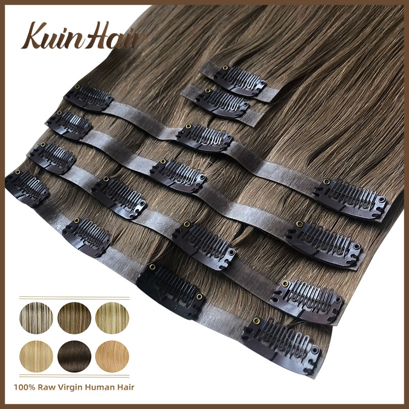 Straight Invisible PU Clip In  - đánh giá và giá Clip In Hair Piece