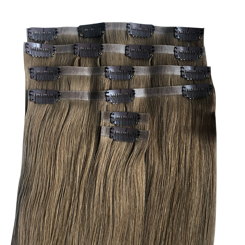 Straight Invisible PU Clip In  - đánh giá và giá Clip In Hair Piece