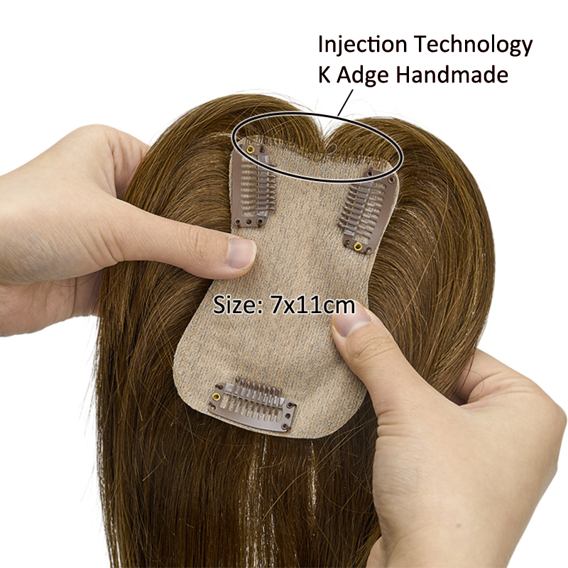 7x11cm Women Toupee Human Hair - đánh giá và giá Clip In Hair Piece