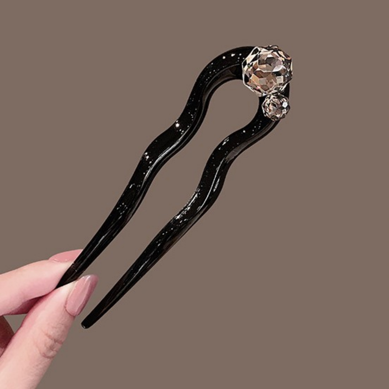 1PC Crystal Hair Fork,Black El - đánh giá và giá Hair Care Ingredients