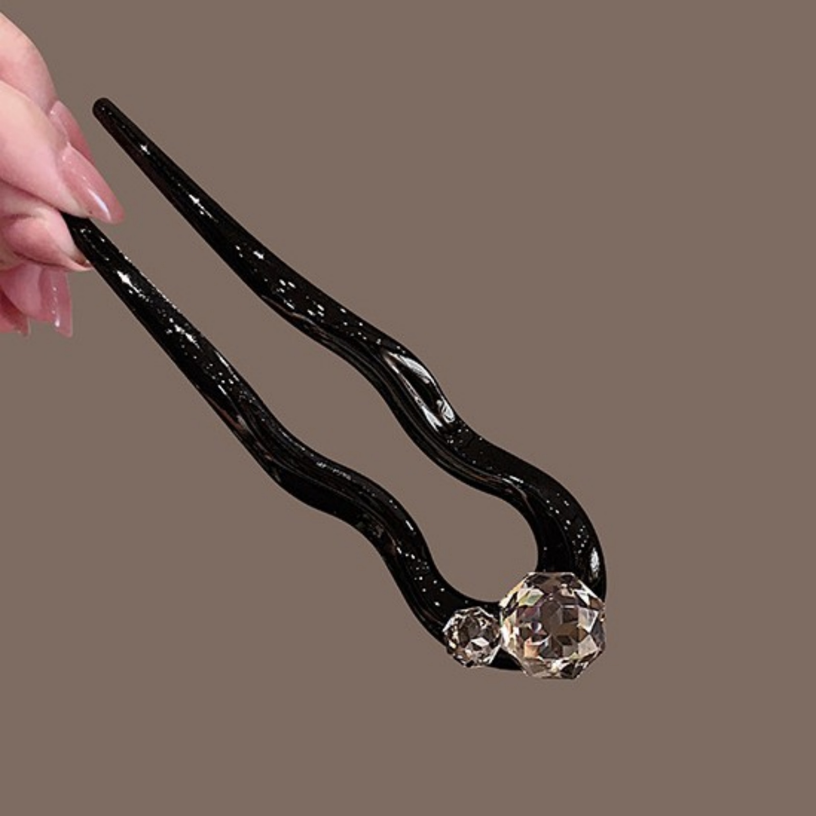 1PC Crystal Hair Fork,Black El - đánh giá và giá Hair Care Ingredients