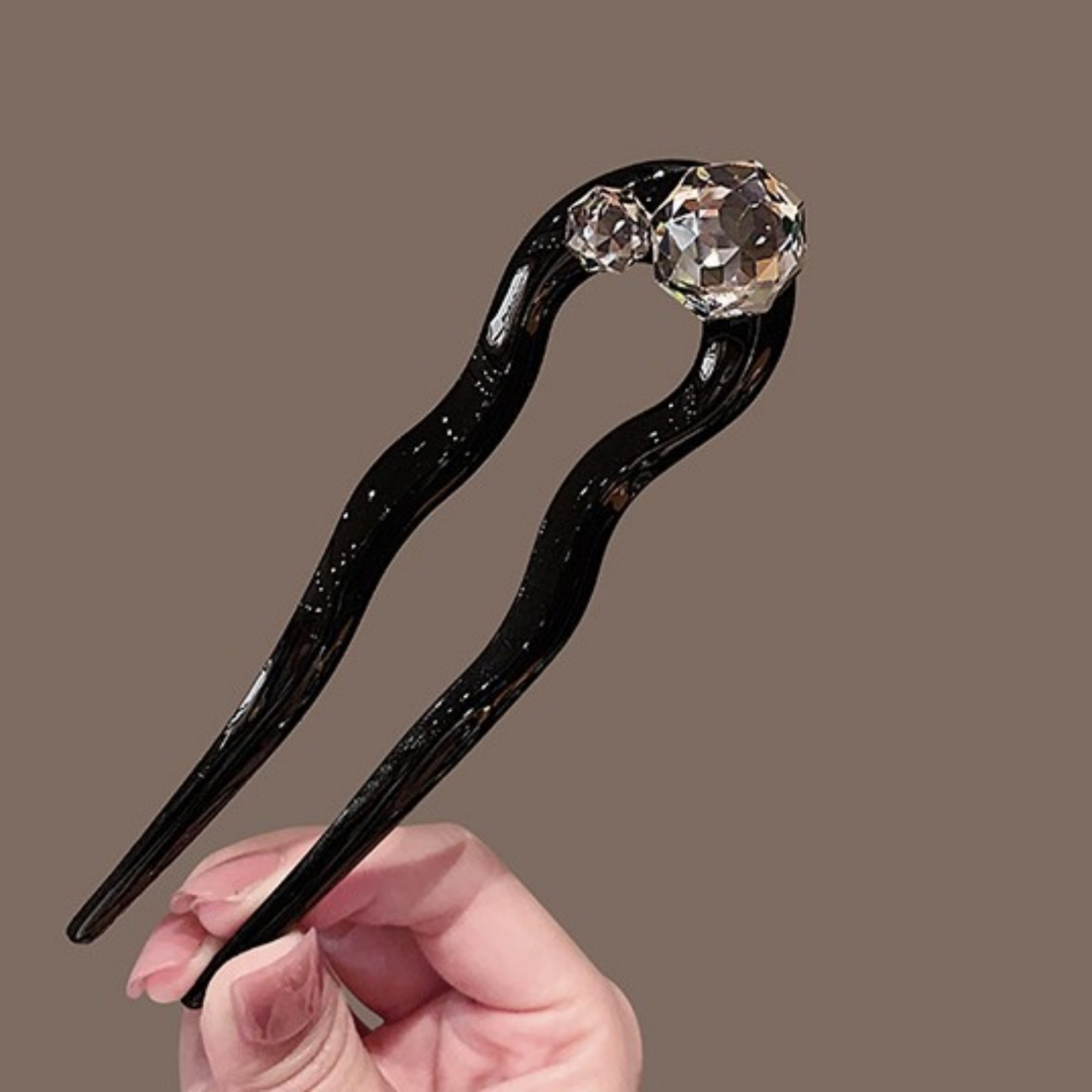 1PC Crystal Hair Fork,Black El - đánh giá và giá Hair Care Ingredients