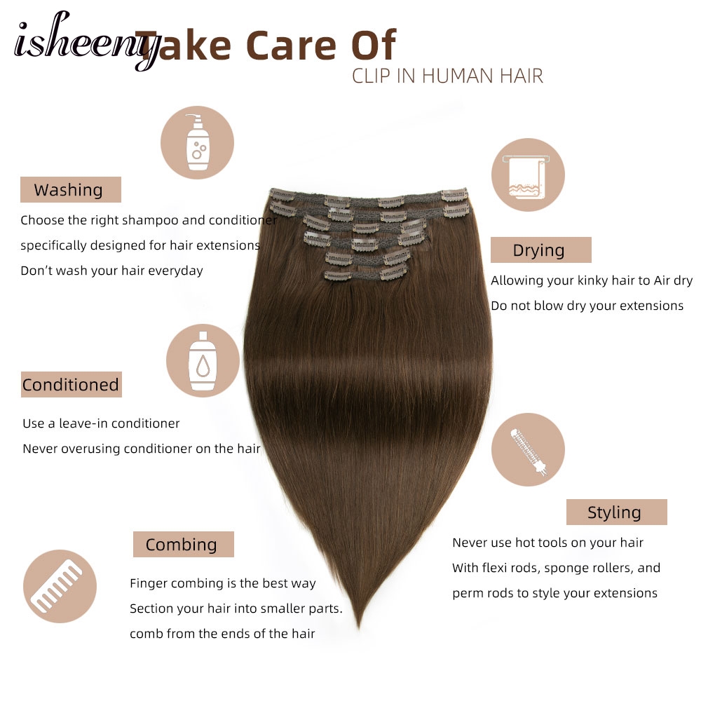 Isheeny Kẹp Trong Con Người Là - đánh giá và giá Clip In Hair Piece