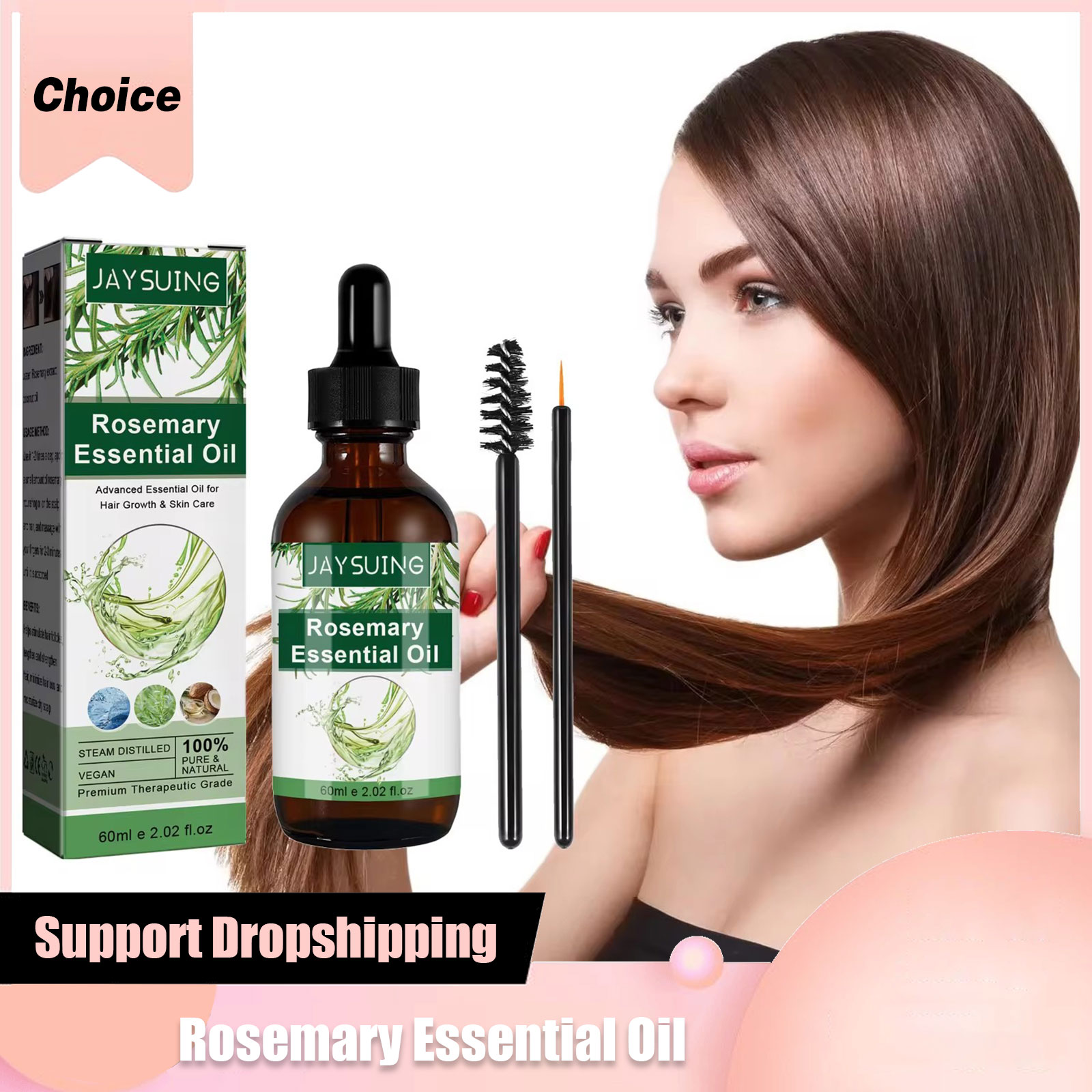 Rosemary Essential Oil For Hai - đánh giá và giá Hair Care Growth