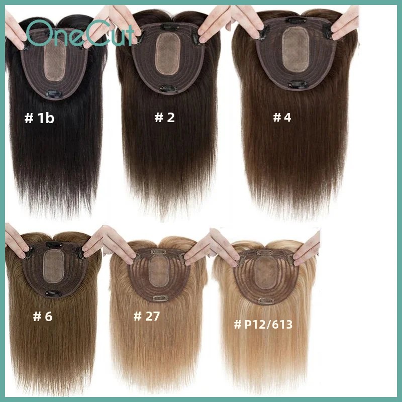 Straight Silk Top Base Topper  - đánh giá và giá Clip In Hair Piece