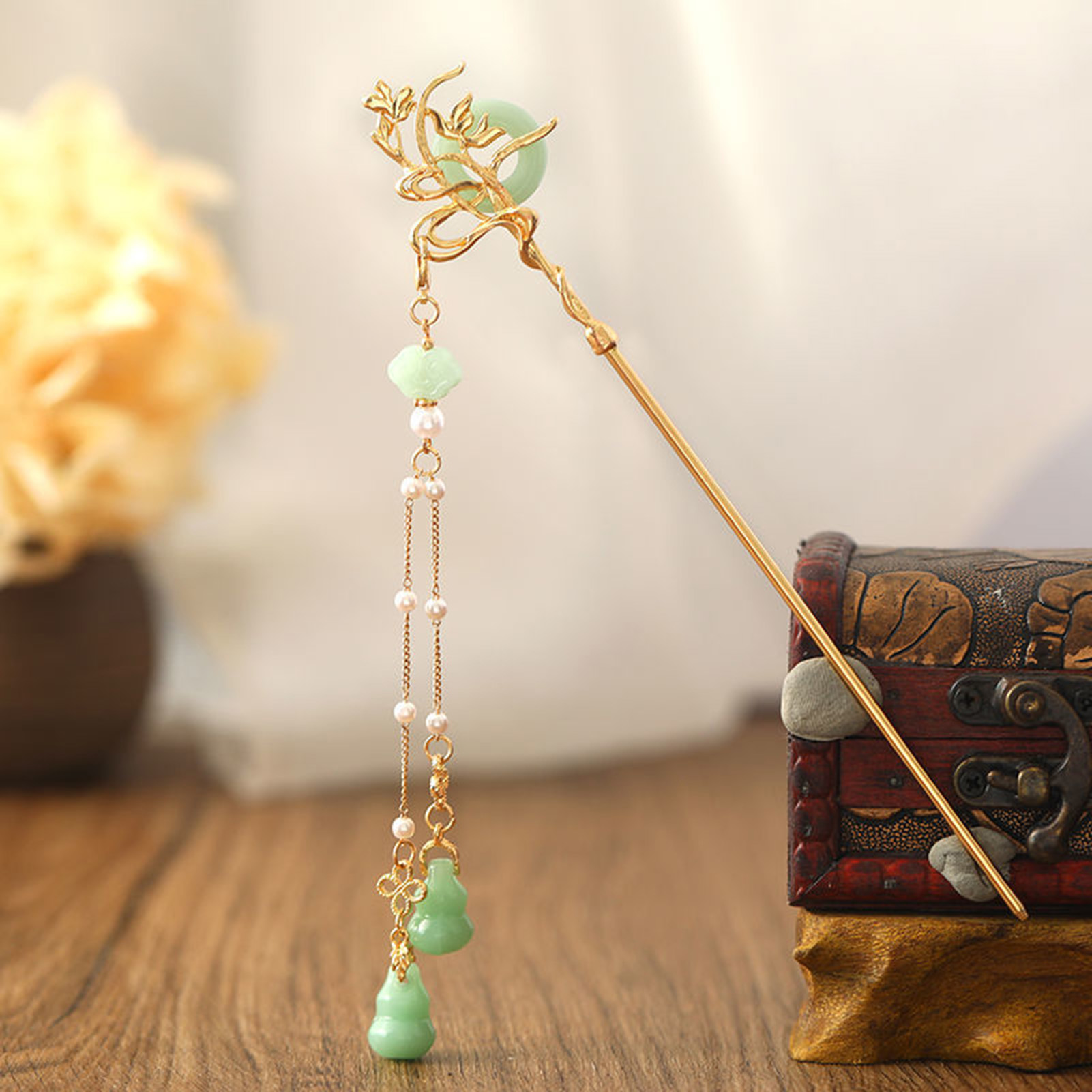 Chinese Style Glass Hairpin Fo - đánh giá và giá Hair Care Ingredients