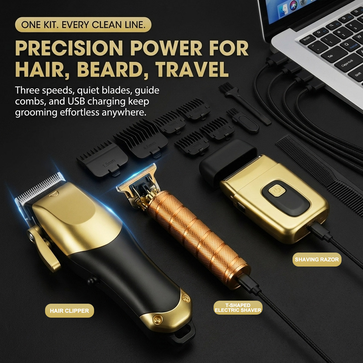 3in1 Portable Hair Clipper Kit - đánh giá và giá Hair Care Barber