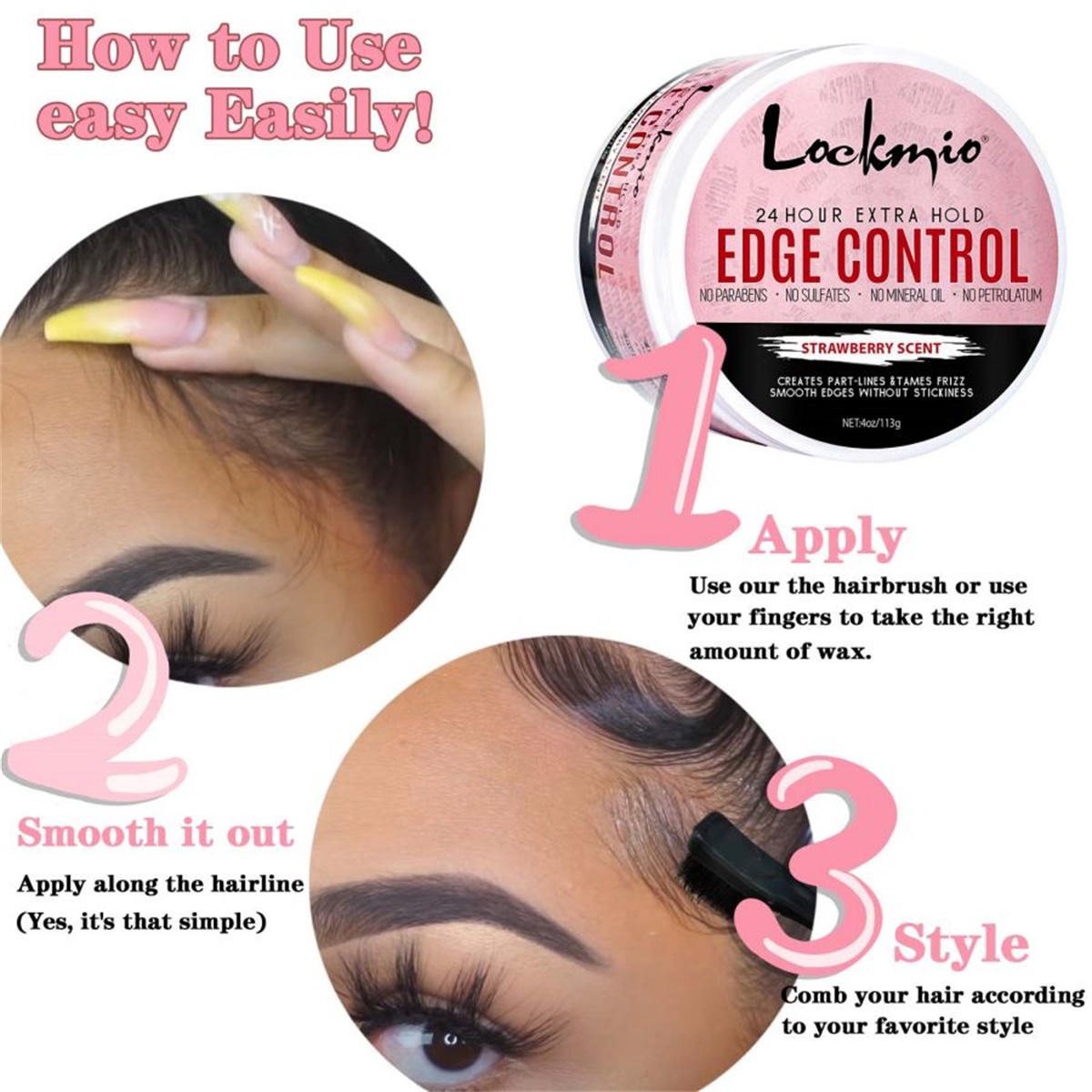 Edge Control Gel,Rosemary & Mi - đánh giá và giá Edge Control Gel